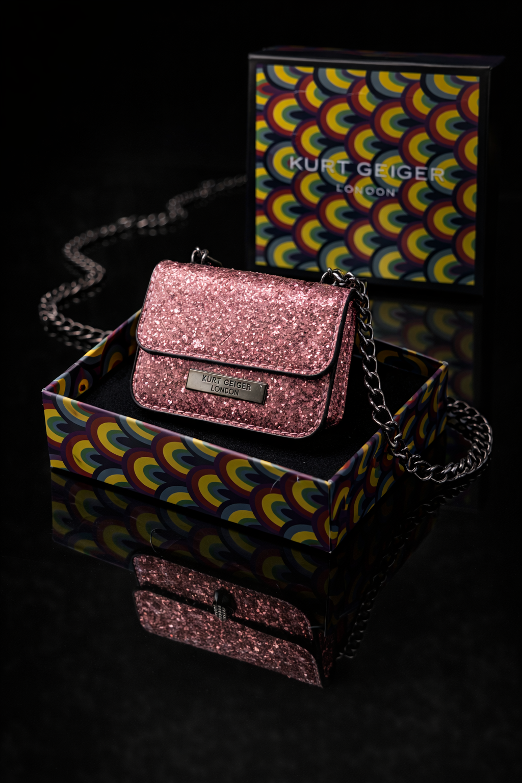 Pink Glitter KG Bag